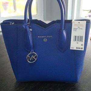 Michael Kors small messenger handbag New NWT blue